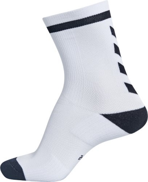 Hummel Elite Indoor Sportsocken Low - Weiß/Schwarz